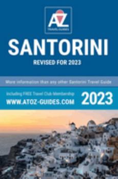 Paperback A to Z guide to Santorini 2023 Book