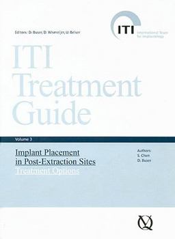 Hardcover Iti Treatment Guide, Vol 3: Implant Placement in Post-Extraction Sites: Treatment Options Book