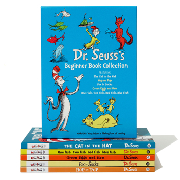 Hardcover Dr. Seuss's Beginner Book Boxed Set Collection: The Cat in the Hat; One Fish Two Fish Red Fish Blue Fish; Green Eggs and Ham; Hop on Pop; Fox in Socks Book