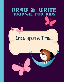 Draw and Write Journal For Kids: Grades K-2: Primary Composition Half Page Lined Paper with Drawing Space (8.5" x 11" Notebook), Learn To Write and Draw Journal