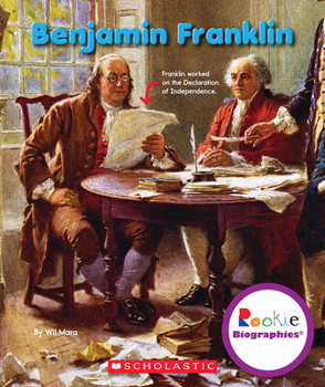 Paperback Benjamin Franklin (Rookie Biographies) Book
