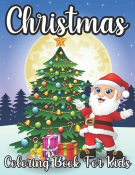 Paperback Christmas Coloring Book For Kids: Featuring Beautiful Winter Florals, Festive Ornaments and Relaxing Book