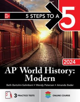 Paperback 5 Steps to a 5: AP World History: Modern 2024 Book
