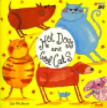 Paperback Hot Dogs and Cool Cats Book