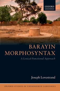 Hardcover Barayin Morphosyntax: A Lexical-Functional Approach Book