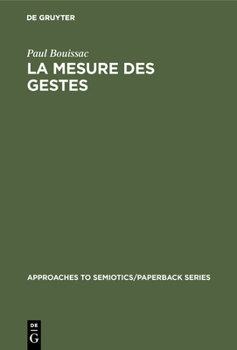 Hardcover La mesure des gestes [French] Book