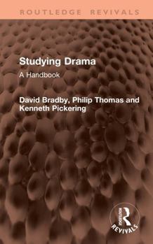 Hardcover Studying Drama: A Handbook Book