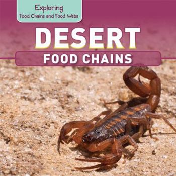 Library Binding Desert Food Chains Book