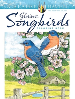 Paperback Creative Haven Glorious Songbirds Coloring Book