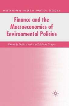 Paperback Finance and the Macroeconomics of Environmental Policies Book