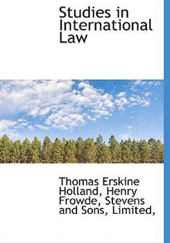 Paperback Studies in International Law Book