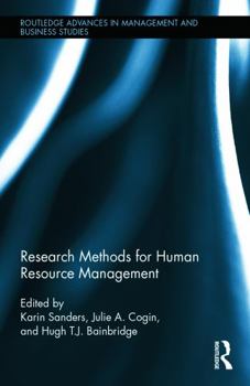 Hardcover Research Methods for Human Resource Management Book