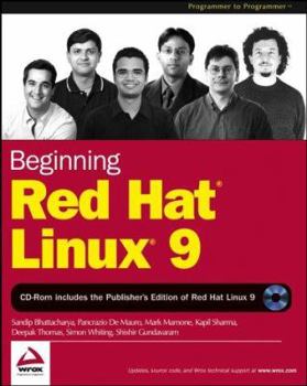 Paperback Beginning Red Hat Linux 9 [With CDROM] Book