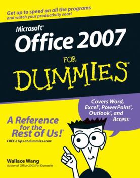 Paperback Microsoft Office 2007 for Dummies Book