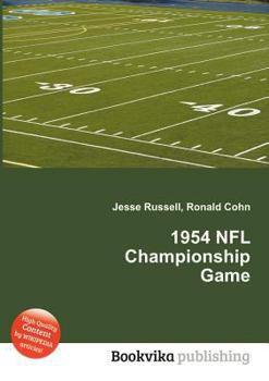 Paperback 1954 NFL Championship Game Book