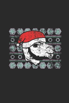 Ugly Christmas Llama: Dotted Bullet Notebook (6" x 9" - 120 pages) ~ Christmas Themed Notebook for Daily Journal, Diary, and Gift