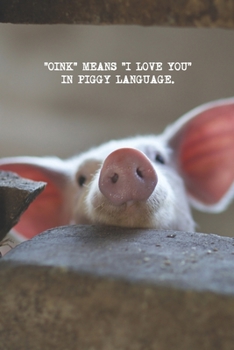 Paperback I LOVE MY PIGGY Notebook, Pet Collection: Perfect Size 6"x9" 100 lined pages (doodles, notes, ideas, compositions) Book