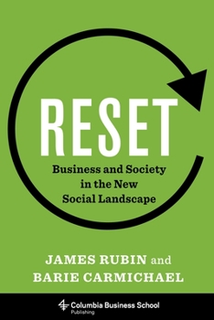 Hardcover Reset: Business and Society in the New Social Landscape Book