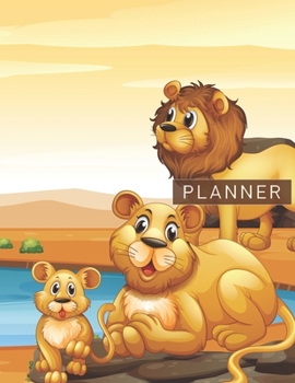 Planner: Wild Safari Animals 2 Year Weekly Planning Organizer | 2020 - 2021 | January 20 - December 21 | Writing Notebook | Productive Datebook ... | Plan Days, Set Goals & Get Stuff Done
