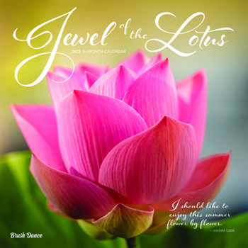 Calendar Jewel of the Lotus 2023 Square Brush Dance Book