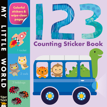 123 Counting Sticker Book - Book  of the My Little World