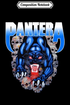 Paperback Composition Notebook: Pantera Official Black Panther Journal/Notebook Blank Lined Ruled 6x9 100 Pages Book