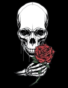 Paperback Notebook: College Ruled Composition Notebook / Skeleton Cover Book