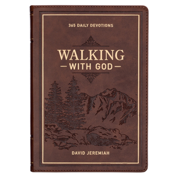 Imitation Leather Devotional Walking with God Large Print Faux Leather Book