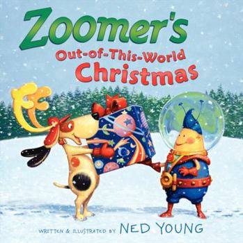 Hardcover Zoomer's Out-Of-This-World Christmas Book