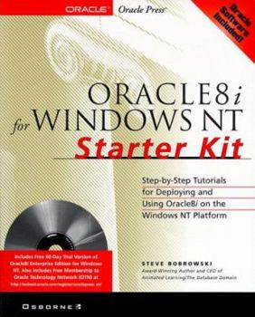 Paperback Oracle8i for Windows NT Starter Kit [With CDROM] Book