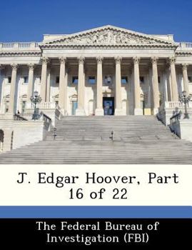 Paperback J. Edgar Hoover, Part 16 of 22 Book