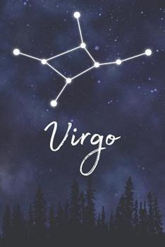 Virgo: A Lined Notebook Zodiac Journal with Watercolor Constellation Galaxy and Fun Details About Your Sun Sign