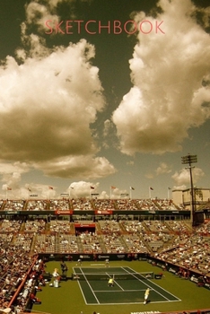 Tennis Court Sketchbook: Sketchpad: 6 x 9 in, 120 pages with border. Drawing Pad for work, school, college (kids,  girls, boys, children) Sports Tennis Racket Court Ball Bat Love