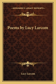Paperback Poems by Lucy Larcom Book