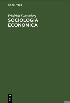 Hardcover Sociología Economica [Spanish] Book