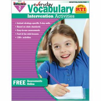 Newmark Learning Grade 2 Everyday Intervention Activities Aid for Vocabulary