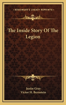 Hardcover The Inside Story Of The Legion Book