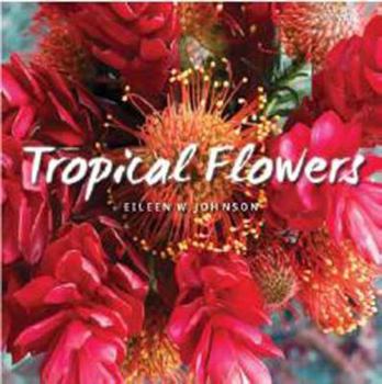Hardcover Tropical Flowers Book