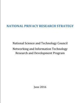 Paperback National Privacy Research Strategy Book