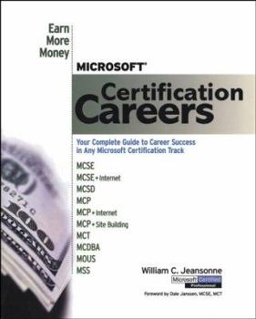 Paperback Microsoft. Certification Careers: Earn More Money Book