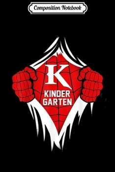 Composition Notebook: Kindergarten Spider Gift For Kids Journal/Notebook Blank Lined Ruled 6x9 100 Pages