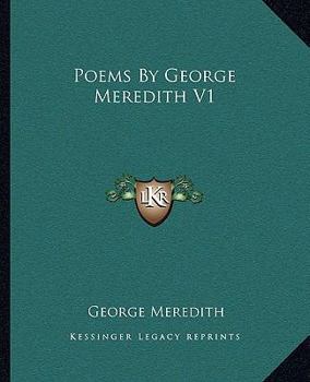 Paperback Poems By George Meredith V1 Book