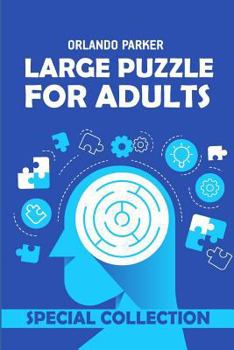 Paperback Large Puzzle For Adults: Korekutokonekuto Puzzles Book