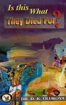 Paperback Is this what they died for? Book