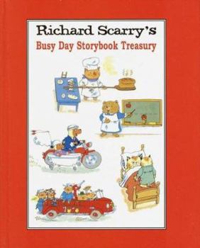 Hardcover Richard Scarry's Busy Day Storybook Treasury Book
