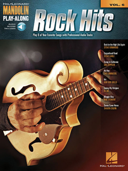 Paperback Rock Hits: Mandolin Play-Along Volume 6 Book