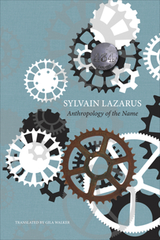 Hardcover Anthropology of the Name Book