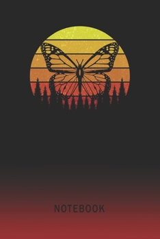 Notebook: Butterfly Blank Wide Ruled Lined Paper Notepad | Writing Pad Journal | Assignments Taking Class Notes Homework Studying Math Science English ... & University Organizer | Student Teacher