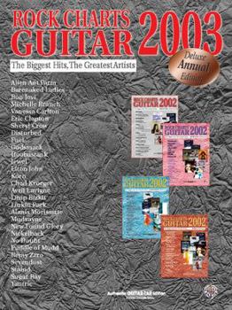 Paperback Rock Charts Guitar 2003: Authentic Guitar TAB Book