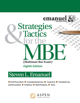 Paperback Strategies & Tactics for the MBE Book